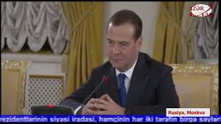Birinci vitse prezidenti Mehriban Əliyeva Rusiya Hökumətinin sədri Dmitri Medvedevlə görüşüb