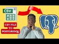 How To Import CSV file into PostgreSQL Database (2025)