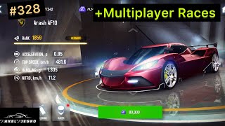 Purchasing Arash AF10 Car N•328 + Playing Multiplayer | Asphalt 8 🏆