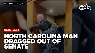 North Carolina veteran arrested after disrupting Senate in anti-war protest