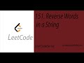 151. Reverse Words in a String | LeetCode Series Solution by Python3| OmnyEvolutions