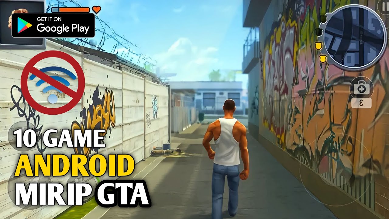 10 Game Android Mirip GTA OFFLINE 2023 | Game GTA Android - YouTube