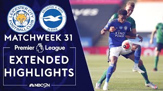 Leicester City v. Brighton | PREMIER LEAGUE HIGHLIGHTS | 6/23/2020 | NBC Sports