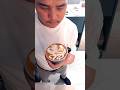 Easy Coffee - Flying Horse 🐎 Latte Art #latteart #barista #shorts #coffee #trending #music #youtube