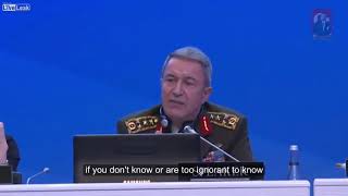 Turkish Army Chief gives good answer to the Armenian deputy during the military conference