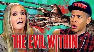 ADULTS PLAY THE EVIL WITHIN (Adults React: Gaming)