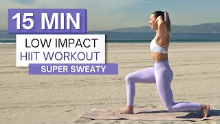 15 min LOW IMPACT HIIT WORKOUT | Full Body | No Jumping | No Repeats