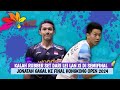 Kalah Rubber Set dari Lei Lan Xi, Jonatan Christie Belum Berhasil ke Final Hongkong Open 2024