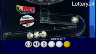 2017 06 20 Mega Millions Numbers and draw results