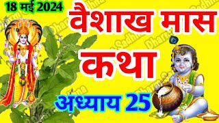 वैशाख मास कथा -अध्याय 25 ॥ Vaishakh Mass ki Katha Day 25 ॥ Vaisakh Mass Mahatmya Adhyay  25 ॥