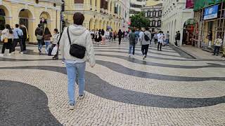 Macau Senado Square 4K video 澳门議事廳前地