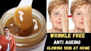 Wrinkle Free Anti aging Glowing Skin At Home Naturally