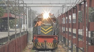 Shunting Locomotive Perform Shunting Work At Faisalabad Railway Station || Pakistan Railways