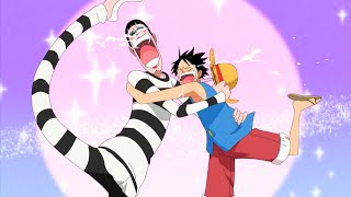 ボンちゃんとの再会に感動するルフィ、ルフィとボンちゃんの素晴らしい友情 【Onepiece - Impel Down Arc 】