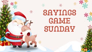 Savings Game Sunday | $125 Savings