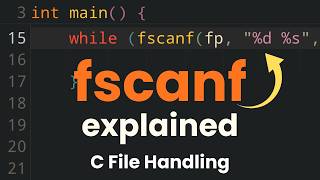 fscanf Function to Read from a File | C Programming Language File Handling Video Tutorial