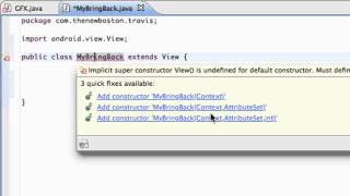 Android Application Development Tutorial - 63 - Using a Constructor to pass Context