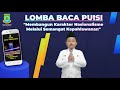 LOMBA BACA PUISI VIRTUAL TINGKAT SD SE-JABODETABEK 2021 | PERCIK PERCIK SUMPAH PEMUDA