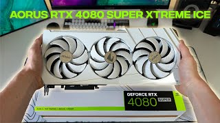 AORUS RTX 4080 Super XTREME ICE Unboxing (Limited Edition)