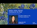 Passion, Power, Purpose: Teaching from the Heart (Online Speaker Series for Teachers)