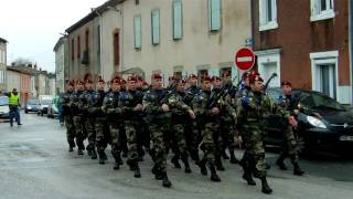 Remise des Fourragères 8èRPIMA 29/01/2010