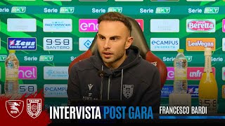 INTERVISTA | Francesco Bardi post Salernitana-Reggiana