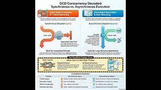 7 . Understanding sync vs async in Grand Central Dispatch (iOS Concurrency) | Eng