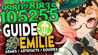 BRULURE ENFIN UTILE ! | Guide EMILIE : Artéfacts, Teams \u0026 Armes ! | Genshin Impact