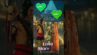 Mahadev❤Parvati name love status ll art #shorts