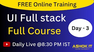 UI Web Development | Session - 03 | Ashok IT
