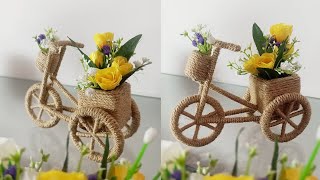 💥🔥Jute Thread Cycle Craft Idea II 💥Home Decoration Idea🔥#decor #homemade