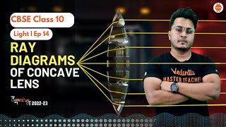 Ray Diagrams of Concave Lens-All Memory Techniques| CBSE Class 10th Physics Light Ep14| Vedantu 9&10