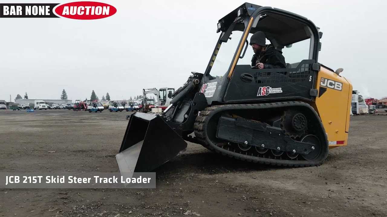 JCB 215T Skid Steer Track Loader - YouTube