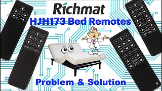 RICHMAT HJH173 Remote Not Working. Troubleshooting Help.