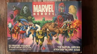 Rare 2006 Marvel Board Game with Wonderful Pre-Painted Miniatures