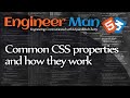 Common CSS properties and how they work