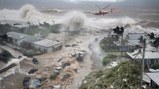 Mass Evacuation in France! Wind 230 km/h Sweeps Away Houses, Cyclone Garance hits Réunion island