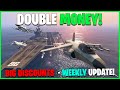 DOUBLE MONEY, DISCOUNTS & REMOVED VEHICLES FOR SALE! GTA ONLINE WEEKLY UPDATE