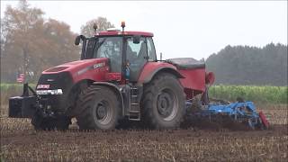 CaseIH magnum 315 groenbemester zaaien