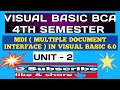 MDI ( MULTIPLE DOCUMENT INTERFACE ) IN VISUAL BASIC 6.0