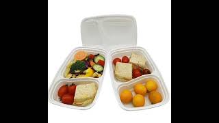 2-Compartments Lunch Box With Lid