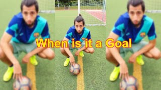 When is the Ball in the Goal Tutorial /Soccer/Football Rules, Its a Goal, Shorts