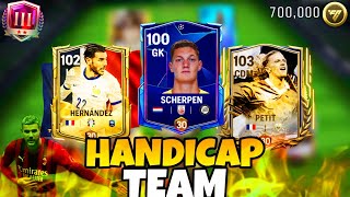 I Made best HANDICAP TEAM 😱 for H2H in Fc Mobile 🏆