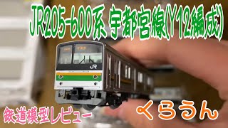 【鉄コレ】TOMY TEC  JR205系600番代宇都宮線(Y12編成)4両セット  紹介