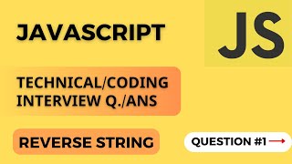 Reverse a String in Javascript using method or without method #javascript