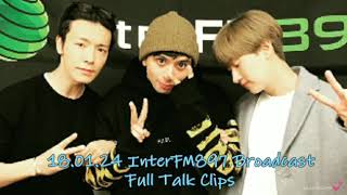 180124 Donghae \u0026 Eunhyuk InterFM 897 Broadcast - Full Talk Clips