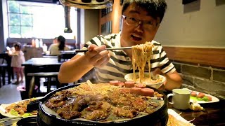 大sao带媳妇吃烤肉，俩人点168元4人餐，5荤6素，肉酱面收底吃过瘾！【徐大sao】