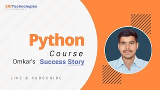 Omkar's Success Story | Python Developer | Learner Experience | 3RI Technologies Placement Reviews