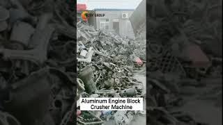 Aluminum Engine Block Shredder Machine #Shorts