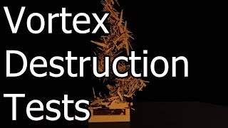 Vortex Destruction Tests   Blender 3D